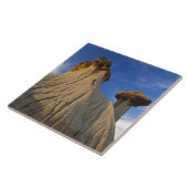 Badlands-Formationen im Makoshika-Staat Park in Fliese (Seite)