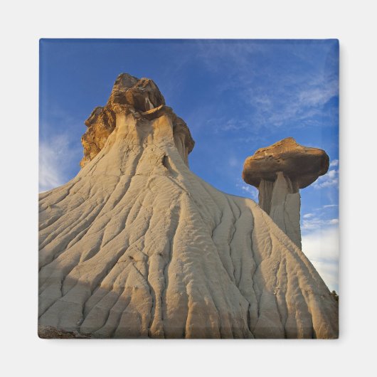 Badlands Formationen im Makoshika Staat Park in Magnet (Vorne)