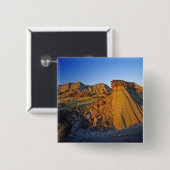 Badlands-Formationen im Provinzialpark Dinosaur 3 Button (Vorne & Hinten)