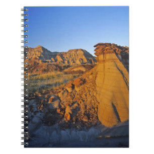 Badlands-Formationen im Provinzialpark Dinosaur 3 Notizblock