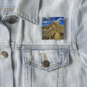 Badlands-Formationen im Provinzialpark Dinosaur 5 Button (Beispiel)