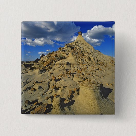 Badlands-Formationen im Provinzialpark Dinosaur 5 Button (Vorderseite)