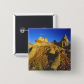 Badlands-Formationen im Provinzialpark Dinosaur 6 Button (Vorne & Hinten)