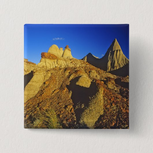 Badlands-Formationen im Provinzialpark Dinosaur 6 Button (Vorderseite)