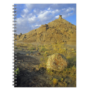 Badlands-Formationen im Provinzialpark Dinosaur Notizblock