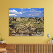 Badlands-Formationen im Provinzpark Dinosaur 4 Leinwanddruck (Insitu (Wohnzimmer))