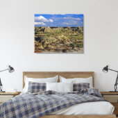 Badlands-Formationen im Provinzpark Dinosaur 4 Leinwanddruck (Insitu (Schlafzimmer))