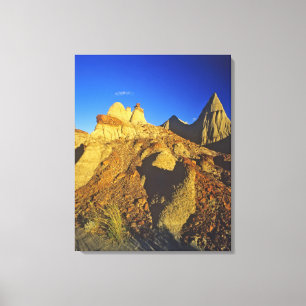 Badlands-Formationen im Provinzpark Dinosaur 6 Leinwanddruck