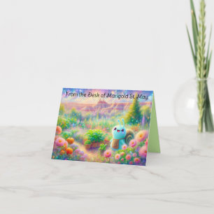 Badlands Gardening Schnecken Notizkarten Dankeskarte