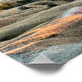 Badlands Hills-Leinwand Poster (Ecke)