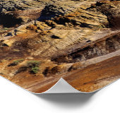 Badlands im Dinosaur Provincial Park in Alberta, 2 Poster (Ecke)