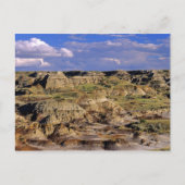 Badlands im Dinosaur Provincial Park in Alberta, 2 Postkarte (Vorderseite)