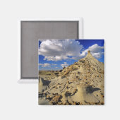 Badlands im Dinosaur Provincial Park in Alberta, 3 Magnet (Vorderseite/Rückseite)