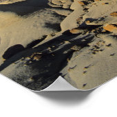 Badlands im Dinosaur Provincial Park in Alberta, 3 Poster (Ecke)