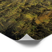 Badlands im Dinosaur Provincial Park in Alberta, Poster (Ecke)