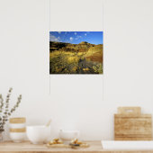 Badlands im Dinosaur Provincial Park in Alberta, Poster (Küche)
