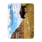 Badlands im Magnet von Nord-Dakota (Vertikal)