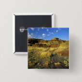 Badlands im Provinzialpark Dinosaur in Alberta, Button (Vorne & Hinten)