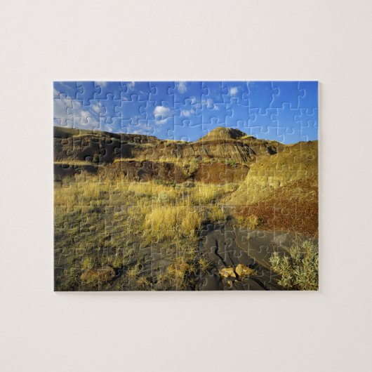Badlands im Provinzialpark Dinosaur in Alberta, Puzzle (Horizontal)