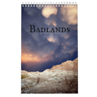 Badlands in Süddakota Kalender