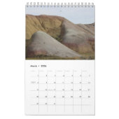 Badlands in Süddakota Kalender (Mär 2026)