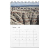 Badlands in Süddakota Kalender (Feb 2026)