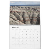 Badlands in Süddakota Kalender (Mär 2027)