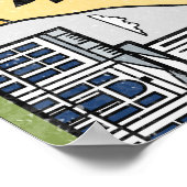 Badlands Mt Rushmore Black Hills South Dakota Kart Poster (Ecke)