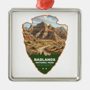 Badlands National Park Arrowhead Ornament Aus Metall