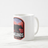 Badlands National Park Bear Kaffeetasse (VorderseiteRechts)