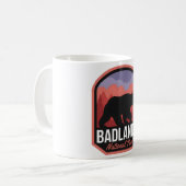 Badlands National Park Bear Kaffeetasse (Vorderseite Links)