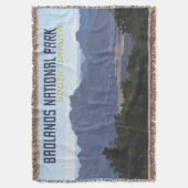 Badlands National Park Cotton Throw Decke (Vorderseite Vertikal)