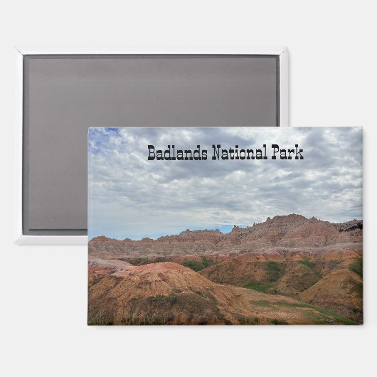 Badlands National Park Magnet (Vorderseite/Rückseite)