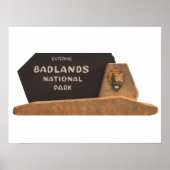 Badlands National Park Poster (Vorne)