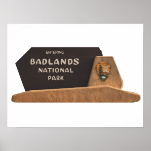 Badlands National Park Poster