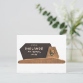 Badlands National Park Postkarte (Stehend Vorderseite)