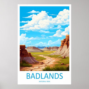 Badlands National Park Reise Druck Wand Kunst