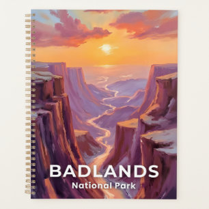 Badlands National Park South Dakota Malerei Planer