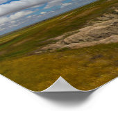 Badlands National Park, South Dakota Poster (Ecke)