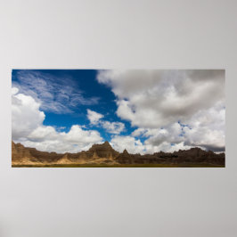 Badlands National Park, South Dakota Poster