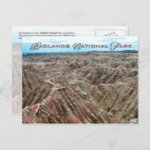 Badlands National Park, South Dakota Postkarte (Vorne/Hinten)