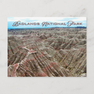 Badlands National Park, South Dakota Postkarte