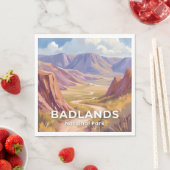 Badlands National Park South Dakota Travel Art Serviette (Beispiel)