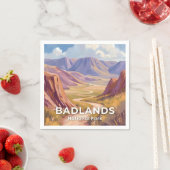 Badlands National Park South Dakota Travel Art Serviette (Beispiel)