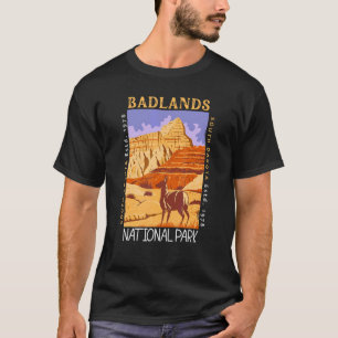 Badlands National Park South Dakota Vintag T-Shirt