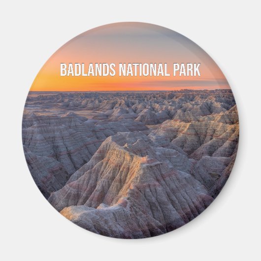 Badlands National Park Souvenir Magnet (Vorne)