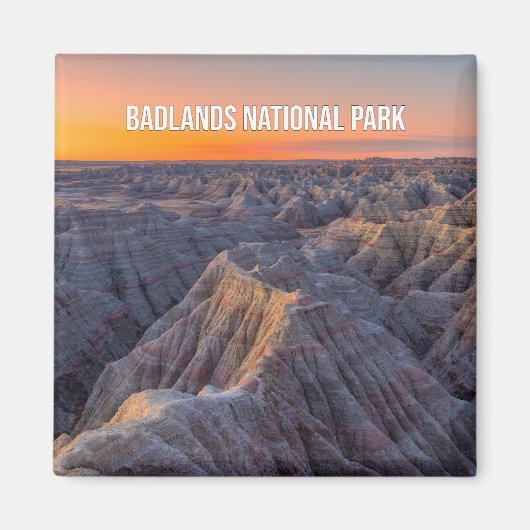 Badlands National Park Souvenir Magnet (Vorne)