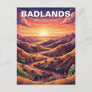 Badlands National Park Souvenir Postkarte