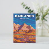 Badlands National Park Souvenir Postkarte (Stehend Vorderseite)