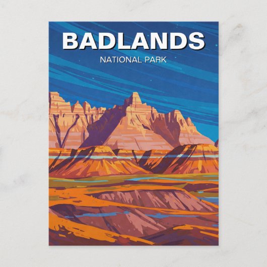 Badlands National Park Souvenir Postkarte (Vorderseite)